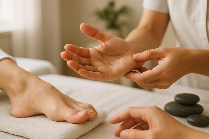 hands or feet reflexology choice