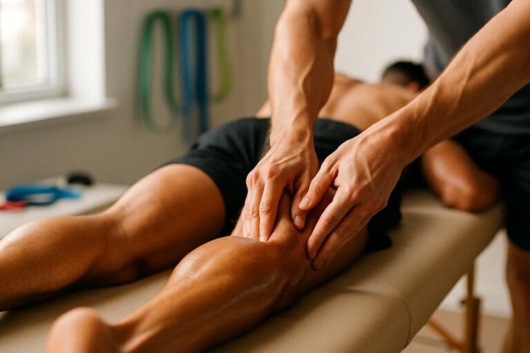 improves circulation through massage