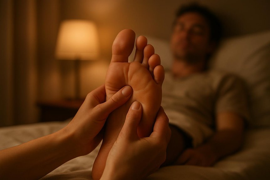 light to moderate comfortable pressure