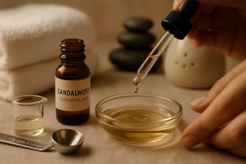 low 1 2 sandalwood dilution