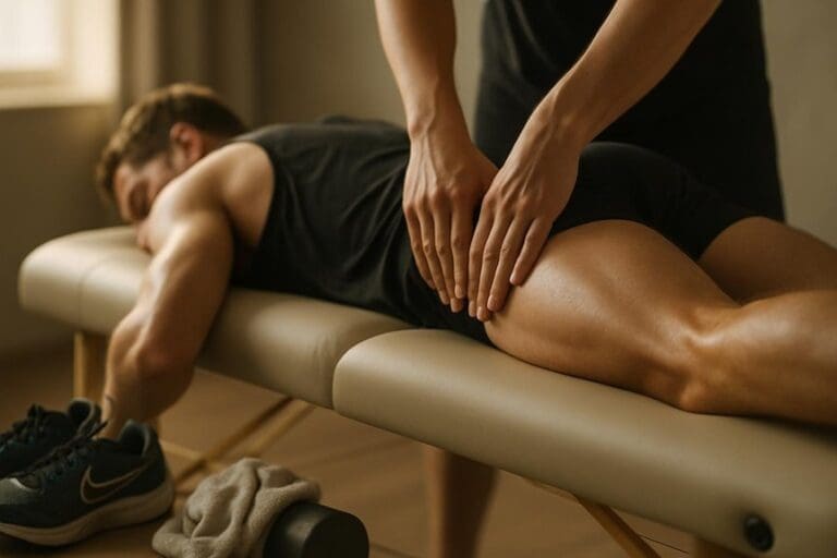 massage reduces post run soreness