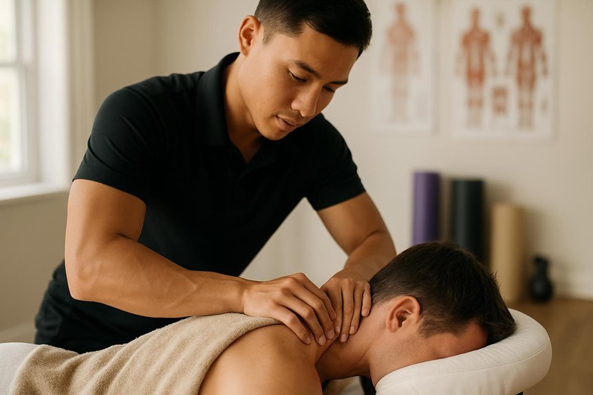 neck jaw shoulder tension relief
