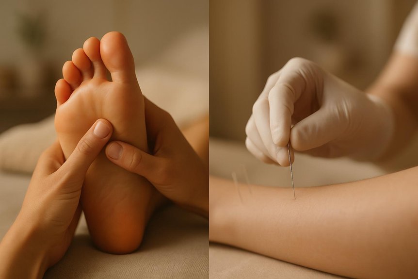 non invasive foot based calming therapy