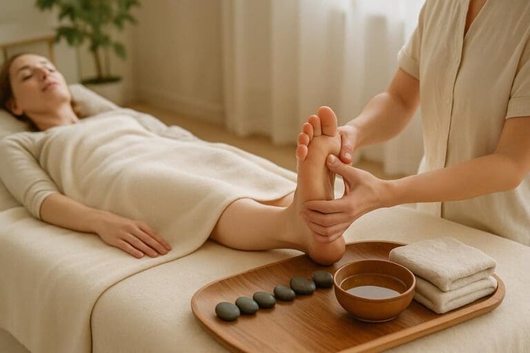 number of reflexology sessions