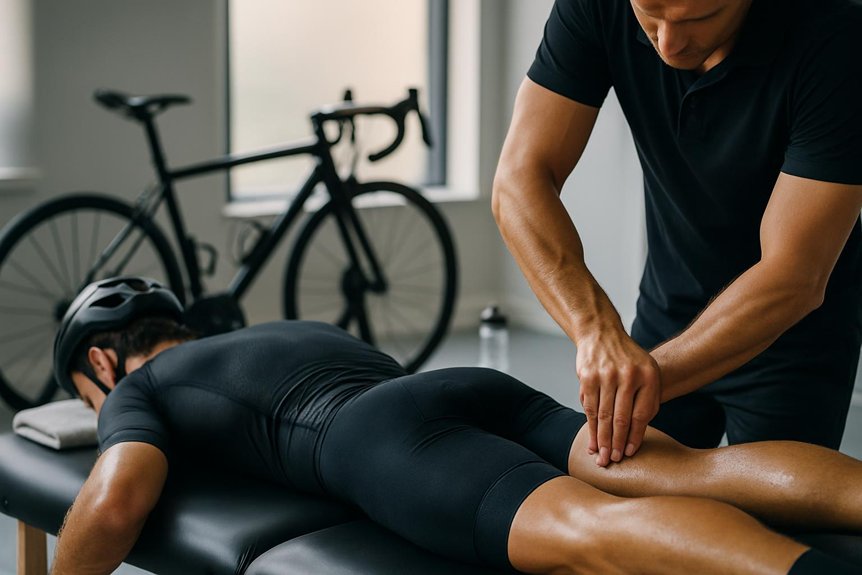optimal timing for cycling massages