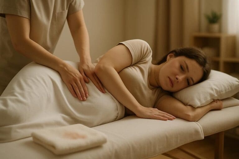 possible spotting after prenatal massage