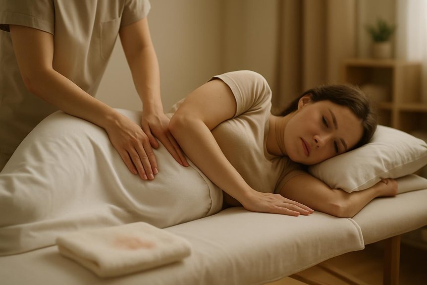 possible spotting after prenatal massage