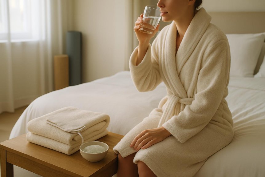 post massage gentle recovery routine