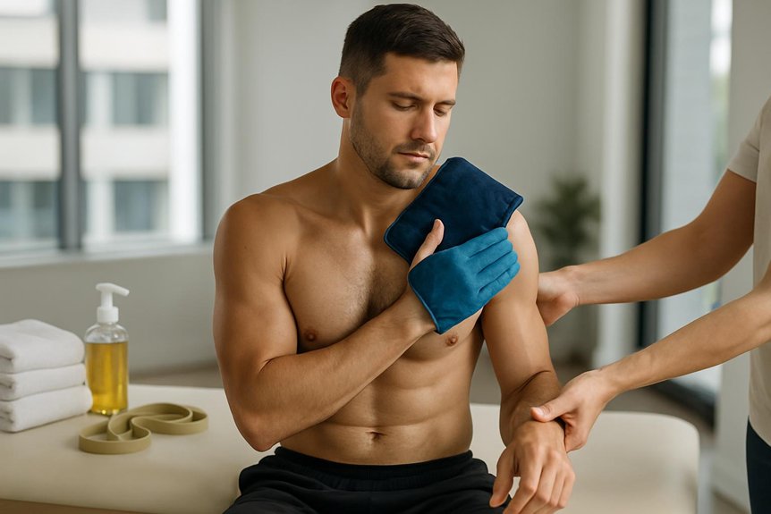 post massage rotator cuff care