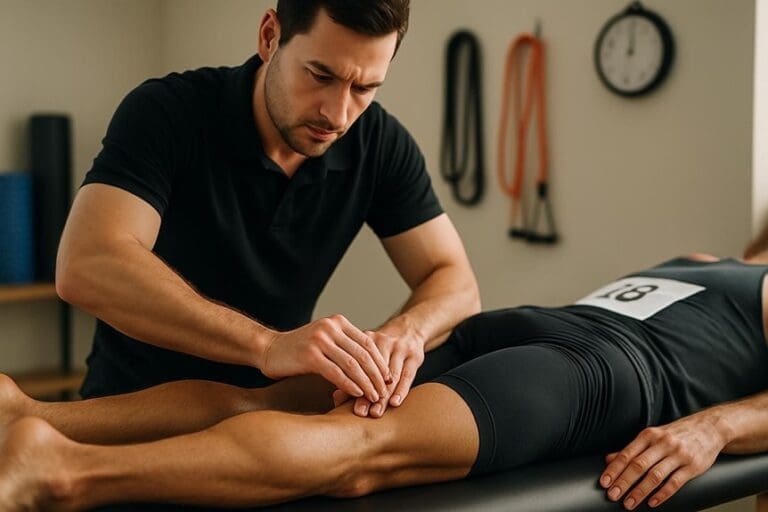 pre competition muscular activation massage