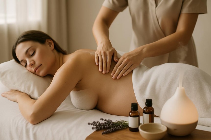 pregnancy safe tailored aromatherapy massage