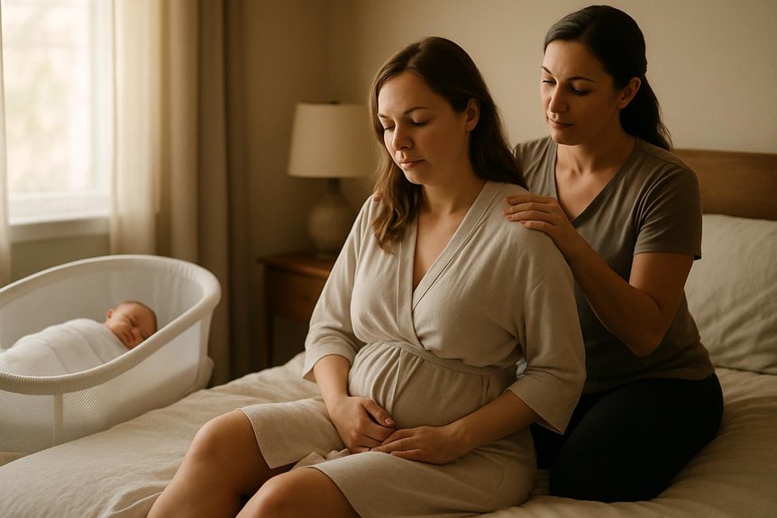 prenatal massage aids postpartum recovery