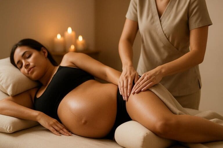 prenatal massage contraction risk