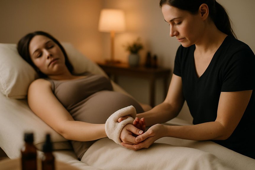 prenatal massage eases carpal tunnel