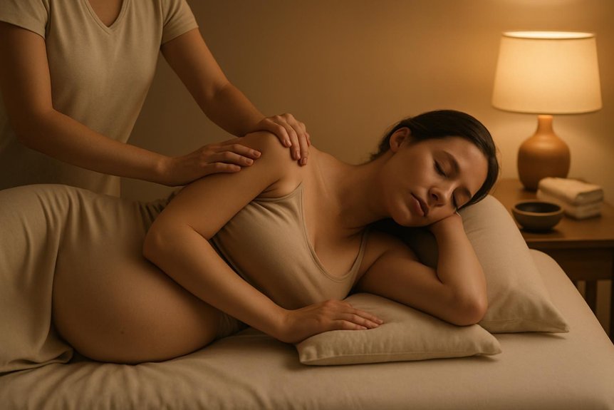 prenatal massage improves pregnancy insomnia