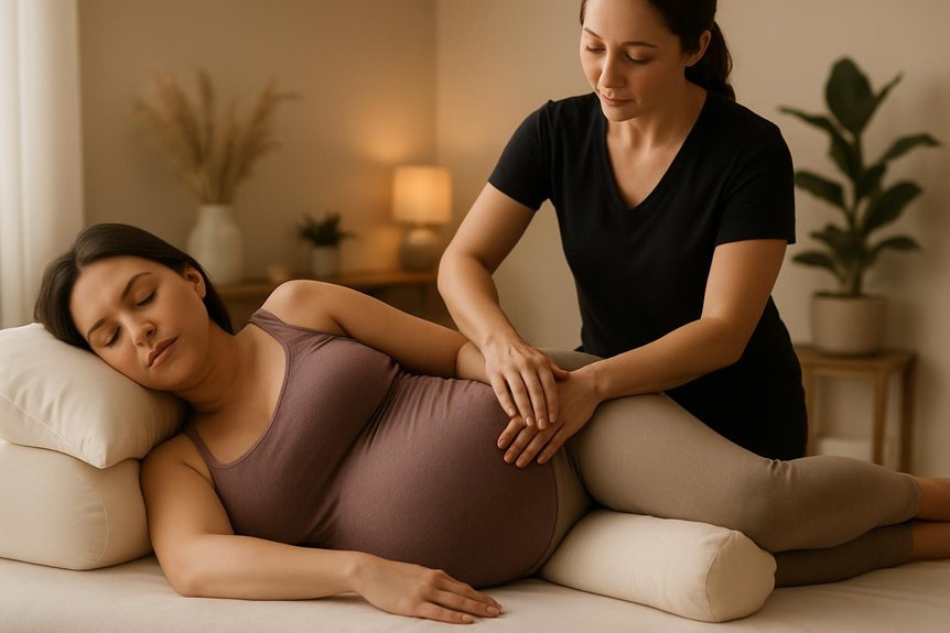 prenatal massage reduces back pain