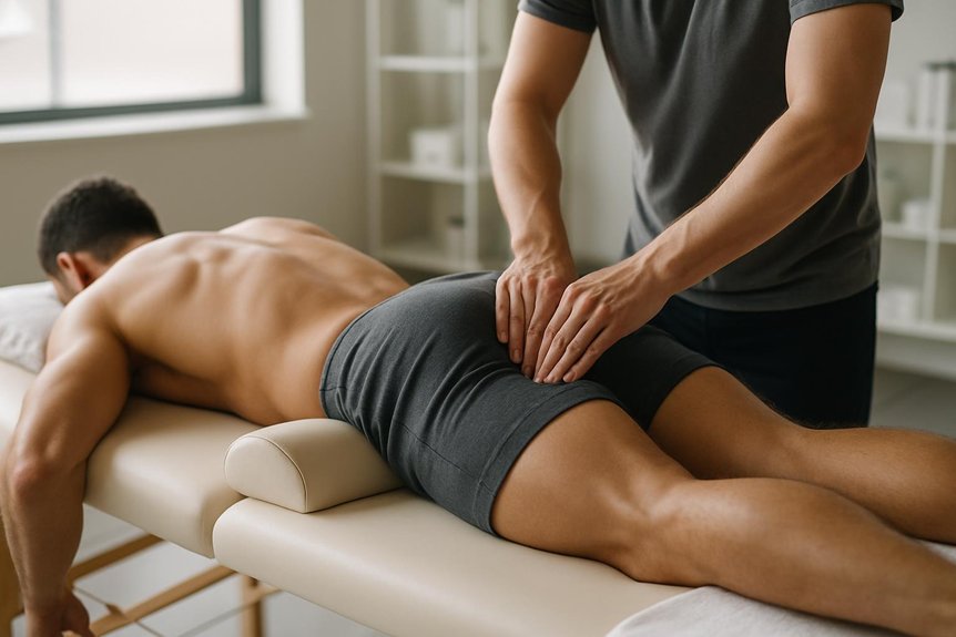 reduce gluteal myofascial tone