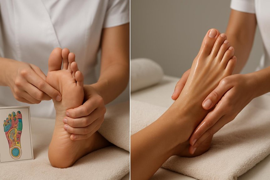 reflexology versus foot massage