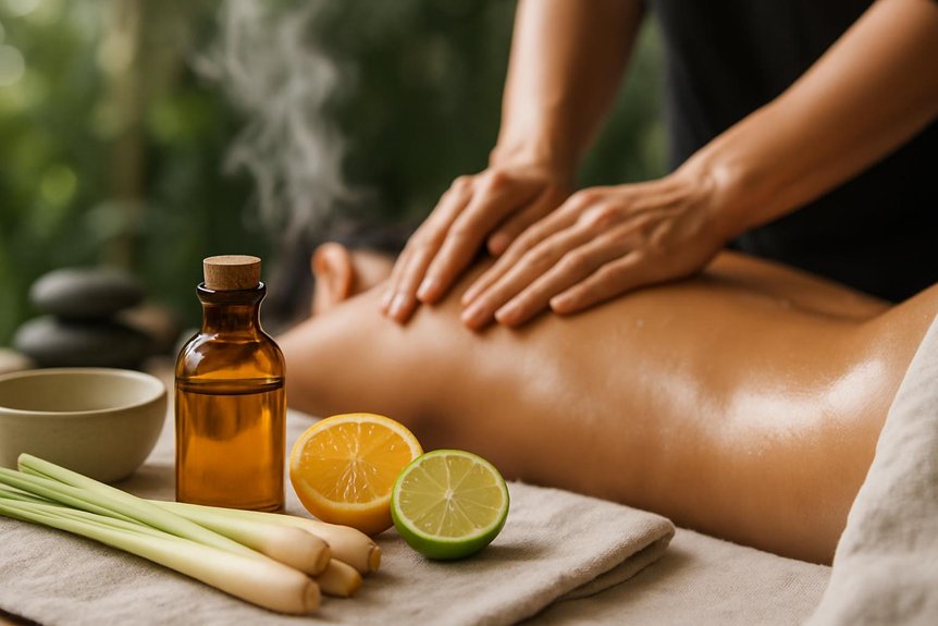 refreshing citrus aromatherapy muscle relief