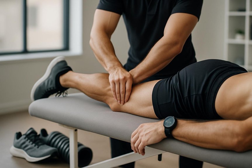 regular post run sports massage