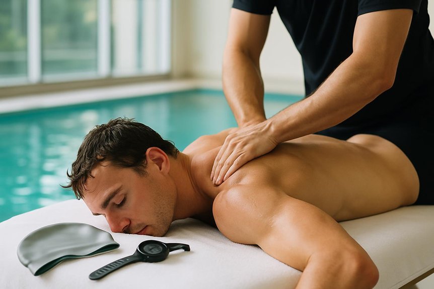 regular sports massage during swim season