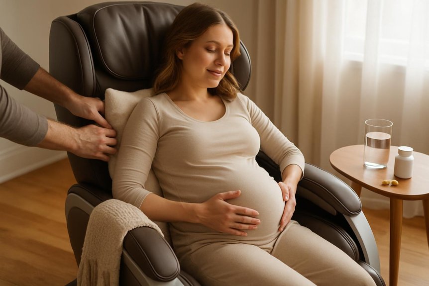 safe gentle pregnancy massage guidance