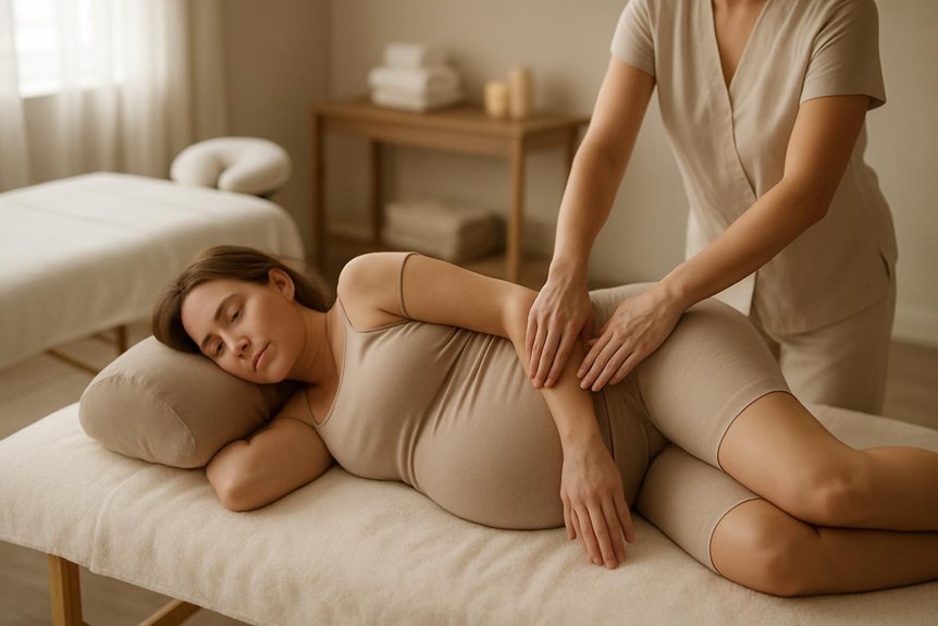 safe pregnancy massage timeline
