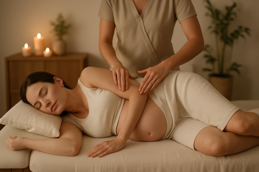safe prenatal massage at 12 weeks
