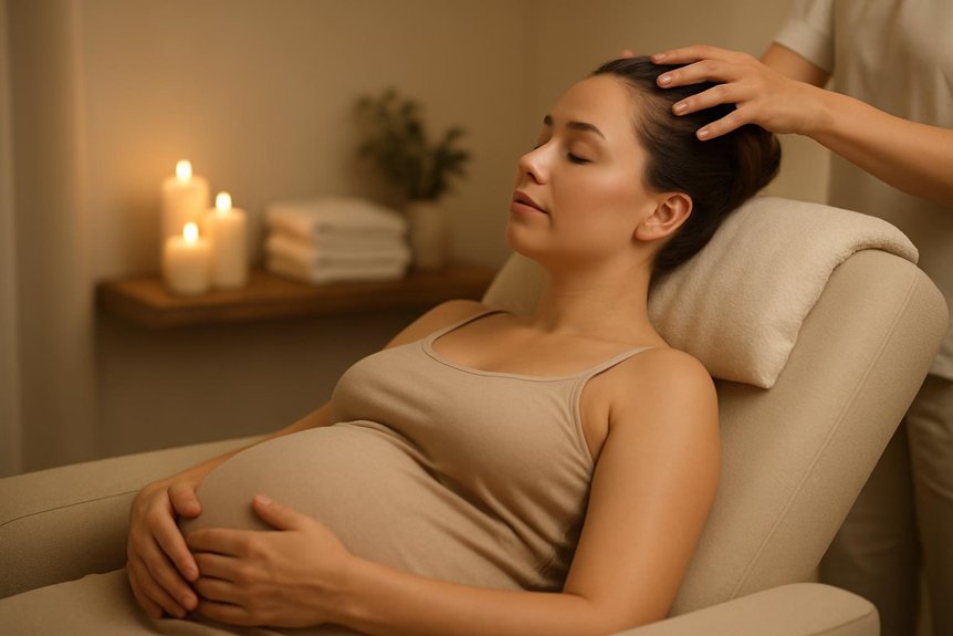 safe scalp massage during pregnancy