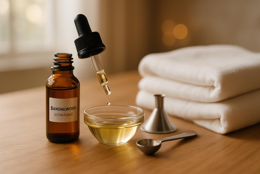 sandalwood oil massage dilution