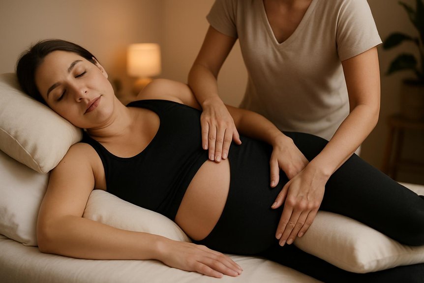 side lying pelvic stabilisation techniques