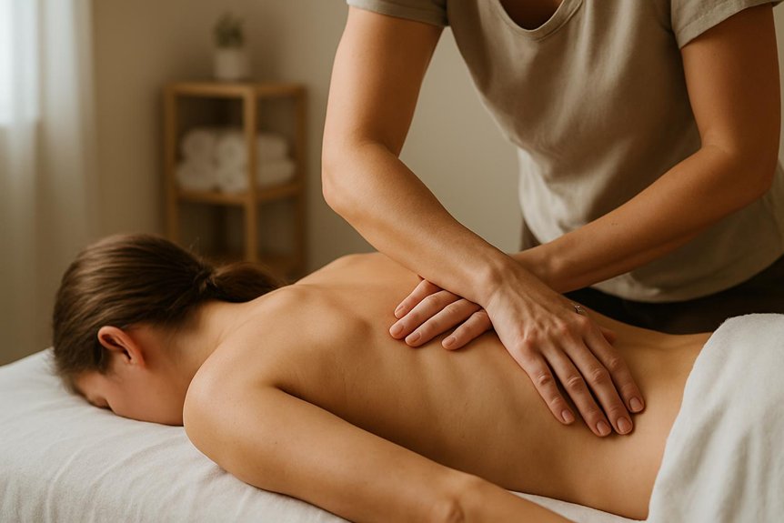 slow controlled deep strokes