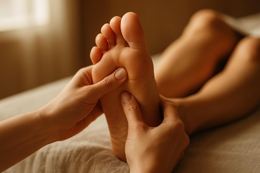 solar plexus toes adrenals