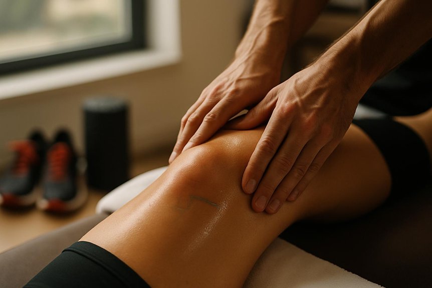 sports massage helps runner s knee