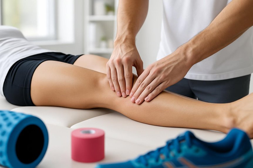 sports massage reduces shin splints