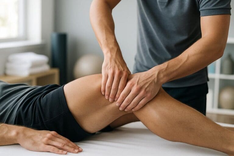 sports massage relieves hip flexors