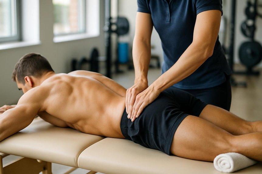 sports massage relieves low back