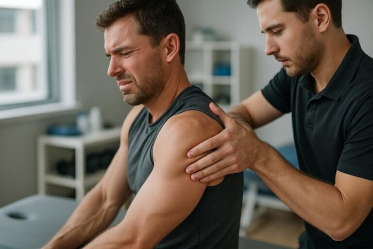 sports massage relieves rotator cuff