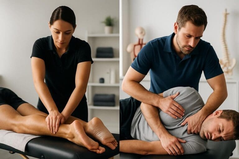 sports massage vs chiropractic