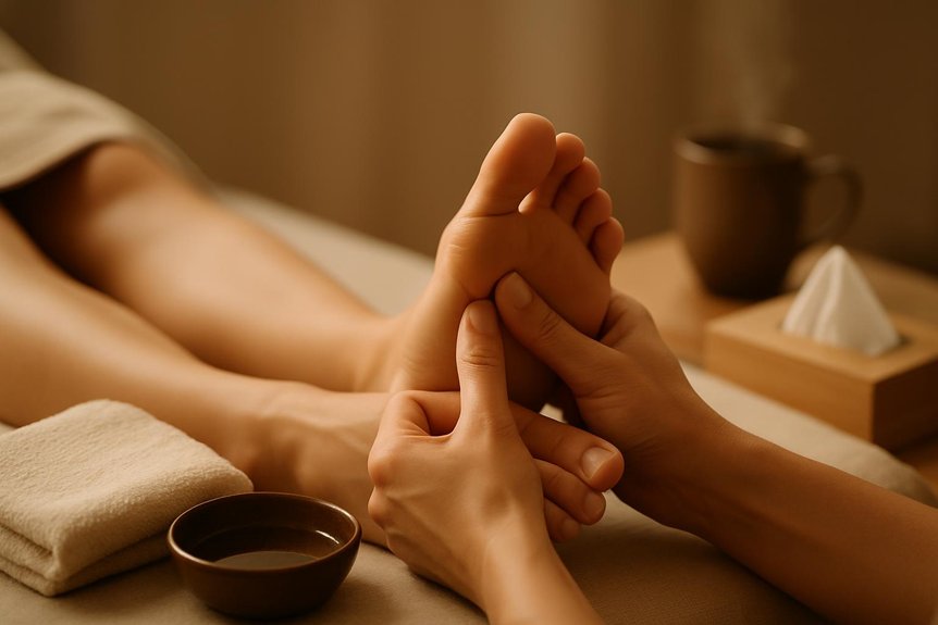 supportive reflexology for sinus relief