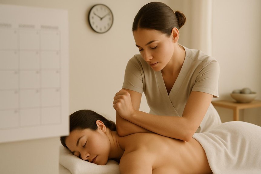 tailored deep tissue treatment frequency