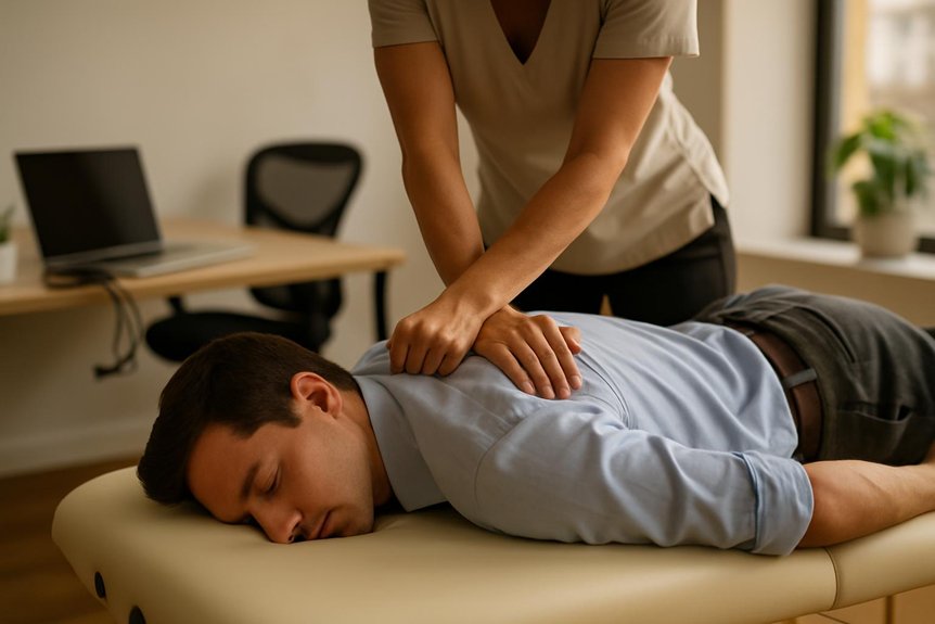targeted massage for desk related tightness
