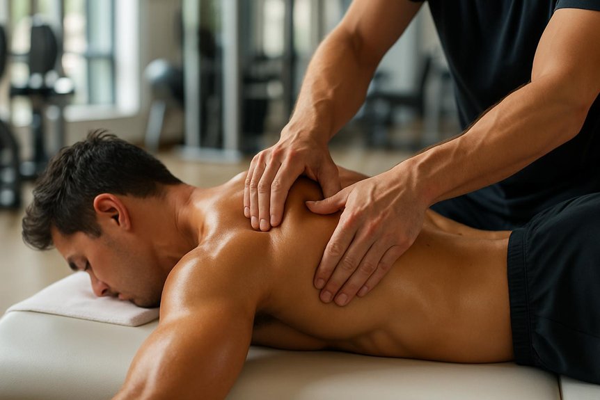 targeted sports massage for shoulders