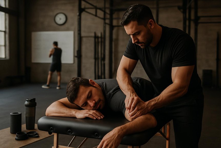 timing specific massage warm recover maintain