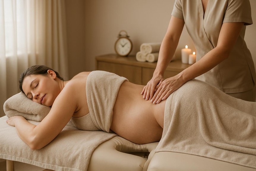 trimester tailored prenatal massage frequency