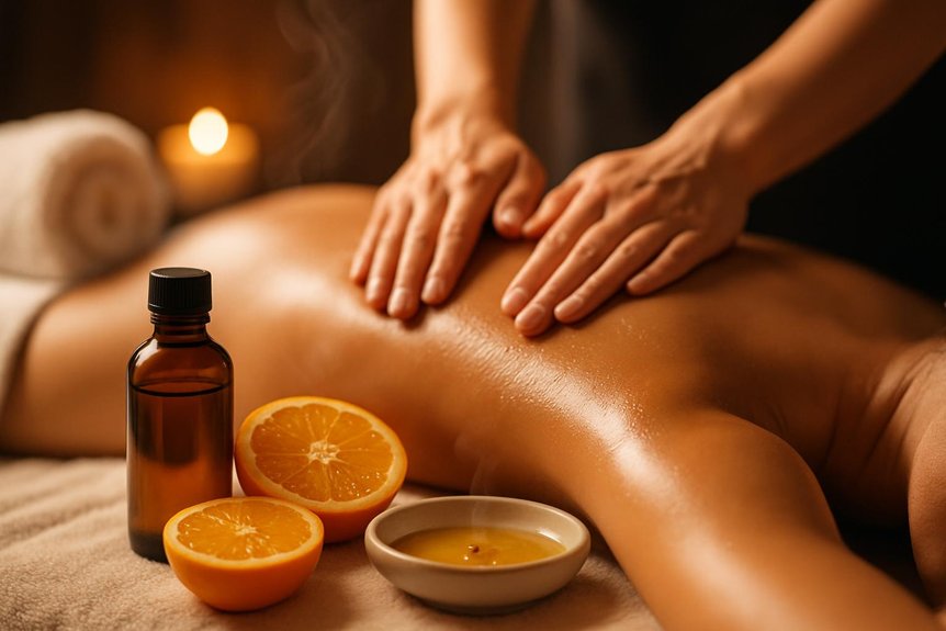 uplifts mood calms skin