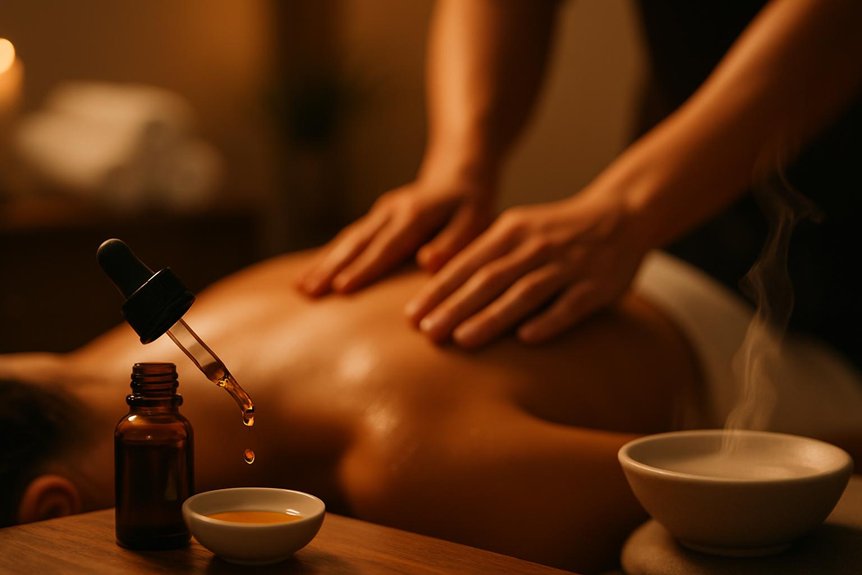 warm resinous aromatherapy support