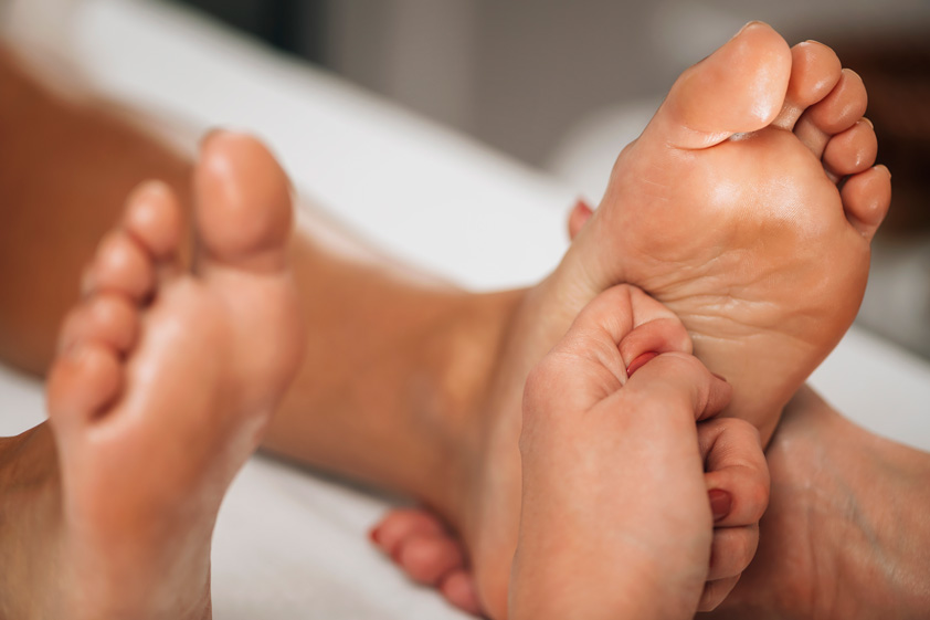 Acupressure Meridian Point Foot Treatment